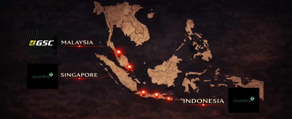 Southeast Asia Distribution Map Visual - Malaysia, Singapore, Indonesia